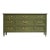 Mid Century Traditional Dresser Sideboard by Mount Airy in Green - Newly Painted For Sale