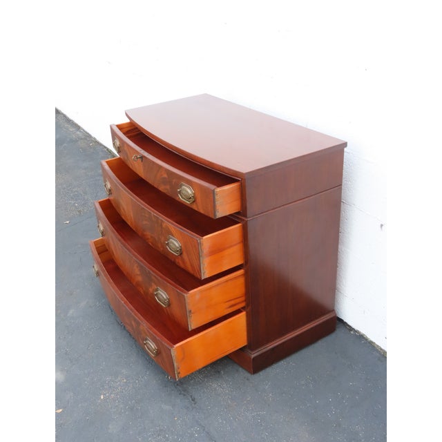Flame Mahogany Low Dresser Bathroom Vanity 6898 For Sale - Image 12 of 18