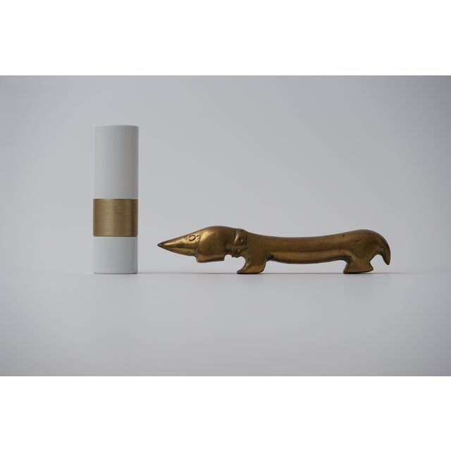 Vintage Brass Dachshund Bottle Opener by Walter Bosse for Herta Baller, 1950s For Sale - Image 11 of 12