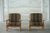 Textile Mid-Century Modern Danish Oak Lounge Chairs by Henning Kjærnulf, 1950s, Set of 2 For Sale - Image 7 of 18