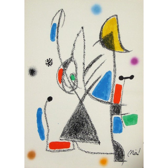 Joan Miro Maravillas con variations acrosticas 16, 1975 Original lithograph on guarro paper signed in the plate Edition of...
