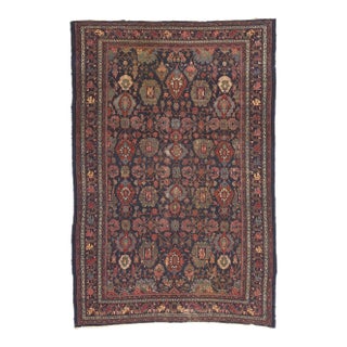 1880s Antique Persian Bibikabad Rug - 08’00 X 11’09 For Sale