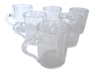 Set of 6 Swedish Fluted Mini Mugs
