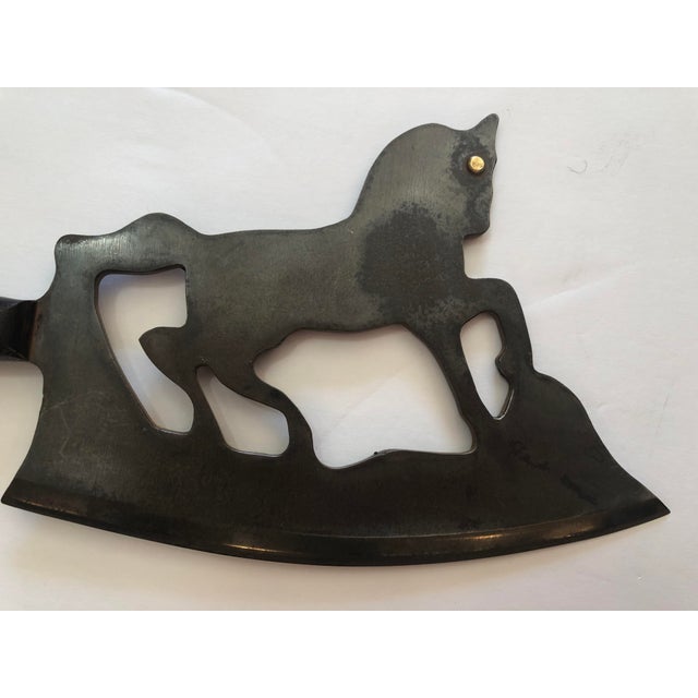 Antique French Horse Figural Butcher Knife Meat Cleaver Chairish