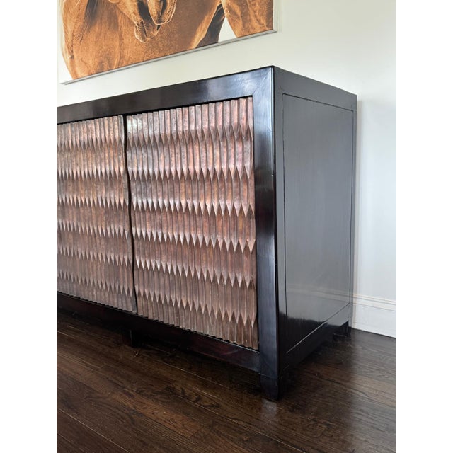 Robert Kuo Limited Edition Lantern Buffet for McGuire For Sale In New York - Image 6 of 18