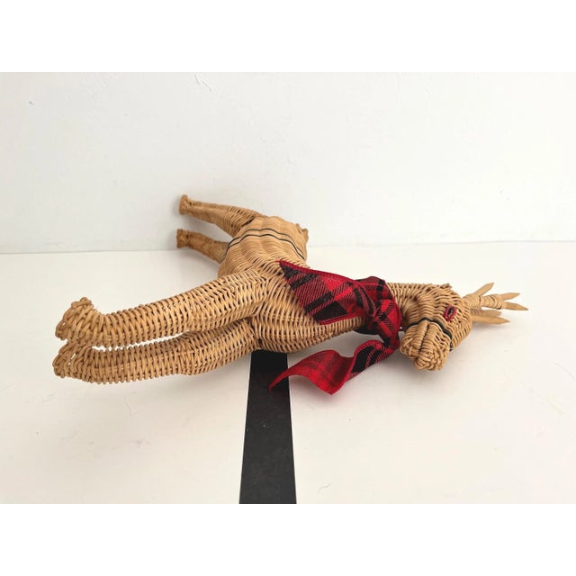 1970s Wicker Reindeer For Sale - Image 14 of 17