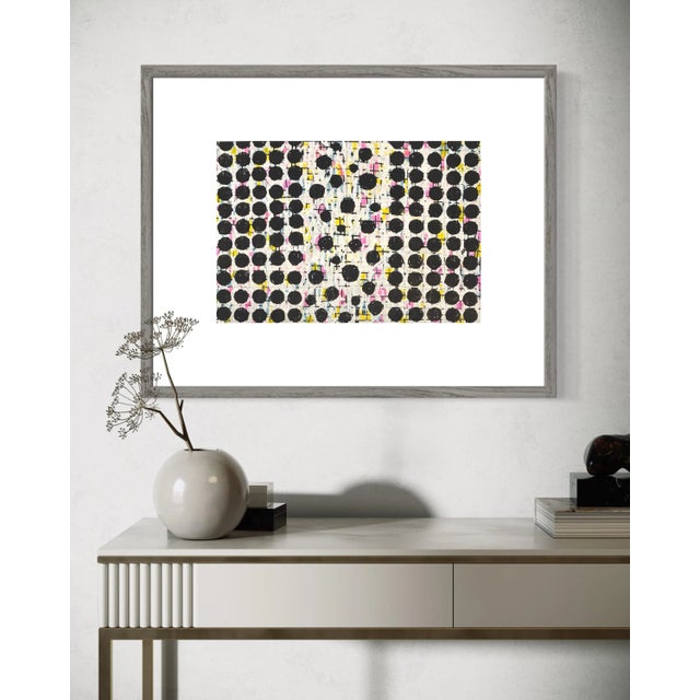 "Interlude 2" Contemporary Abstract Expressionist Mixed-Media Painting For Sale - Image 4 of 4