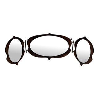 Antique English Gentlemen's Shaving Mirror For Sale