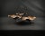 Leaf-Shaped 3-Tiered Lotus Bird Bath in Metal, 2000s For Sale - Image 4 of 14