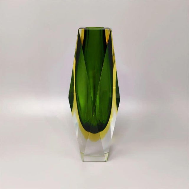 Gold Italian Vase by Flavio Poli for Seguso, 1960s For Sale - Image 8 of 8