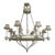 Niermann Weeks Vintage Niermann Weeks Regency Style Tole Chandelier For Sale - Image 4 of 4