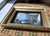 1950s French Mountain Village View Original Painting in Vintage Gold Frame For Sale - Image 4 of 5