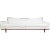 Mid Century Tuxedo Sofa in White Boucle For Sale - Image 9 of 9