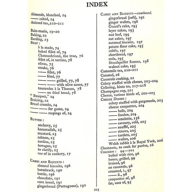 "Mrs. Lucas's French Cookery Book" 1929 Lucas, Elizabeth For Sale In New York - Image 6 of 6