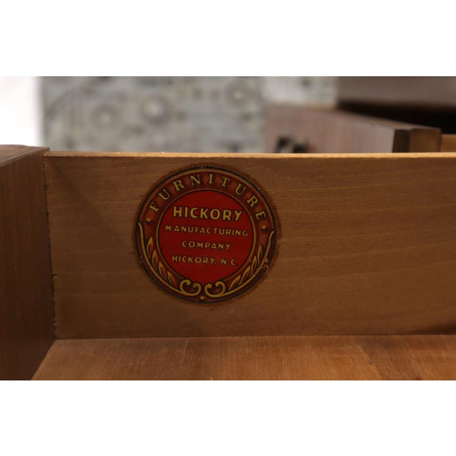 Mid-Century Modern Mid-Century Modern Credenza Dresser Cabinet with Bifold Door and Five Drawers For Sale - Image 3 of 13