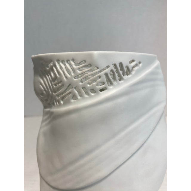 1980s 1980s Rosenthal Studio-Line Bisque Vase by Johan Van Loon For Sale - Image 5 of 10