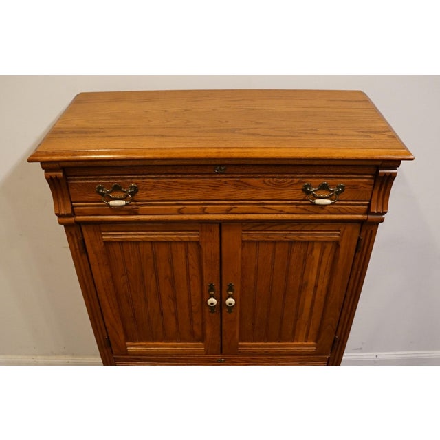 Lexington Furniture Lexington Furniture Recollections Collection Rustic Country French 40" Door Chest 468-309 For Sale - Image 4 of 14