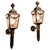 Brown French Empire Style Brass Wall Lights, Set of 2 For Sale - Image 8 of 8