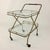 Mid-Century Modern Gilt Metal Bar Cart, Italy, 1960s For Sale - Image 3 of 15