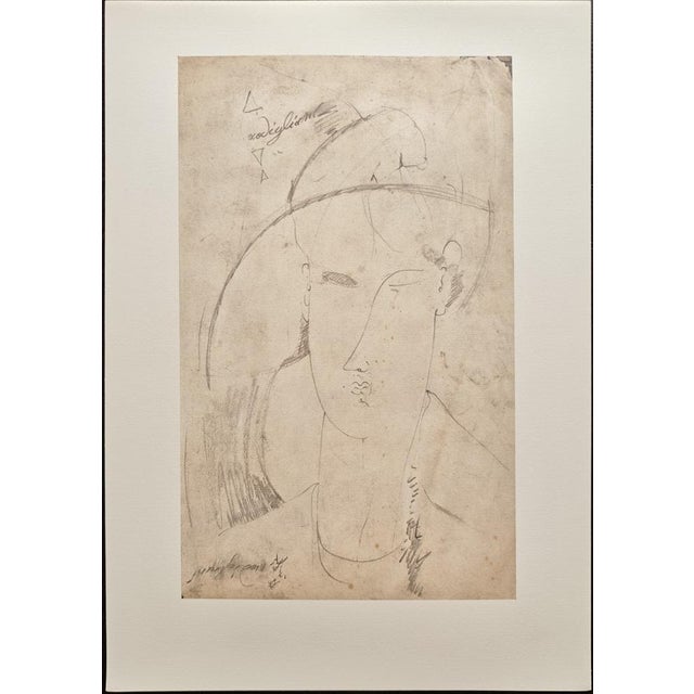 Amedeo Modigliani (1884-1920) Ritratto / Portrait Lithograph on paper Paper especially produced for this edition by...