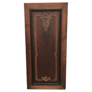 Oak Wardrobe Door, 19th Century For Sale