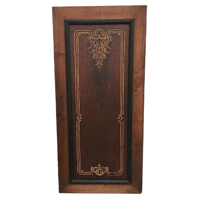 Oak Wardrobe Door, 19th Century For Sale