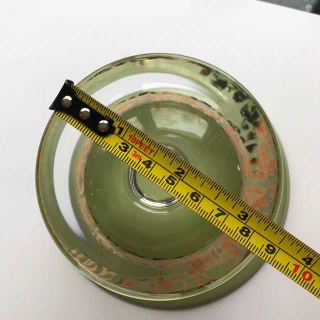 Transparent Vintage Pedestal Candy Dish For Sale - Image 8 of 9