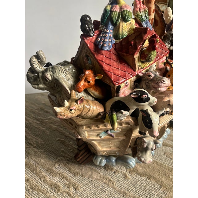 Fitz & Floyd Ceramic Noah's Ark For Sale - Image 12 of 18