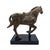 Late 20th Century Tang Dynasty–Style Horse Sculpture in Bronze-Patina Metal, 10" For Sale - Image 5 of 15