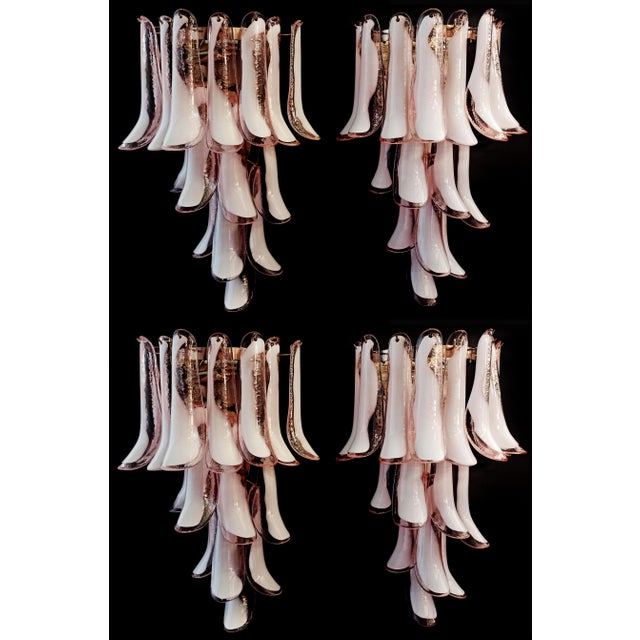 Mid-Century Italian Pink Wall Sconces, 1990s, Set of 2 For Sale - Image 15 of 16