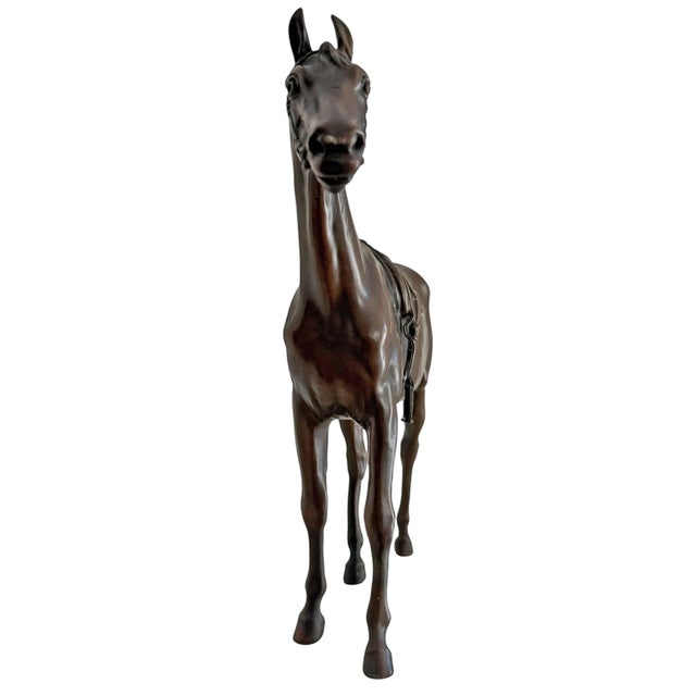 Bronze Thoroughbred Horse Sculpture For Sale - Image 4 of 18