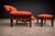 Wood “Moleca” Lounge Chair with Ottoman in Rosewood & Fabric, Sergio Rodrigues, Brazil, 1963- Lot 214-346A For Sale - Image 7 of 17