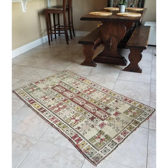 2010s Oriental Tribal Area Rug - Sar 3 For Sale - Image 5 of 7