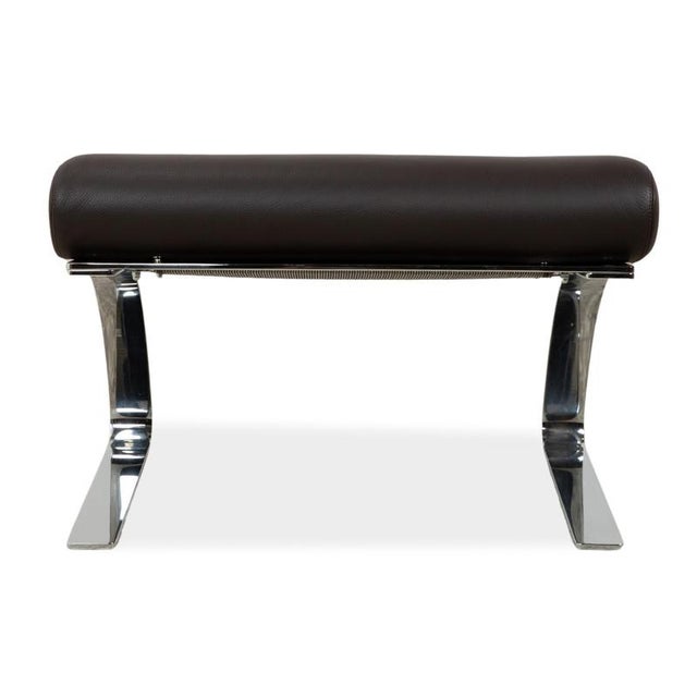 Set of Sinus Leather Chair with Ottoman from Cor For Sale - Image 12 of 14