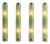 Green Graniglia Canalina Murano Glass Wall Sconces by Simoeng from Simoeng, Set of 4 For Sale