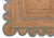 Scallop Jute Turquoise Blue Hand Made Rug 2.5x8 Ft. For Sale - Image 4 of 13