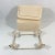 Postmodern Faux Travertine Ceramic Box With Metal Stand and Handle For Sale - Image 11 of 13