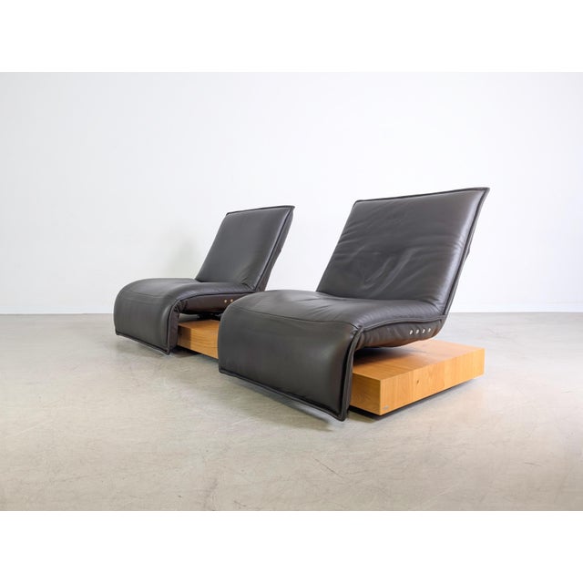 Free Motion Sofa in Leather from Koinor For Sale - Image 6 of 17