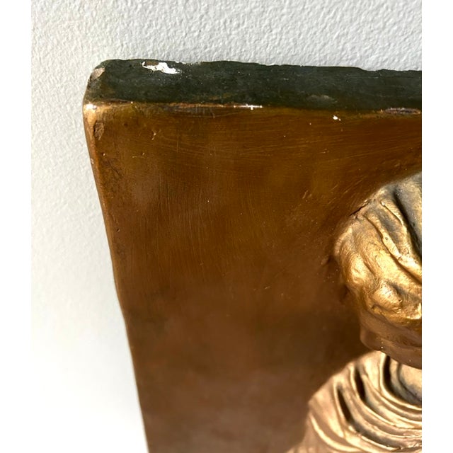 Sculpture Materials Antique Plaster Cast Relief of Gadiva For Sale - Image 7 of 16