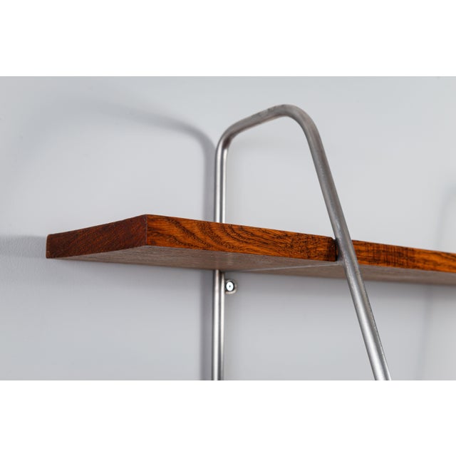 Vintage Oak Wall Shelf, 1970s For Sale - Image 9 of 12