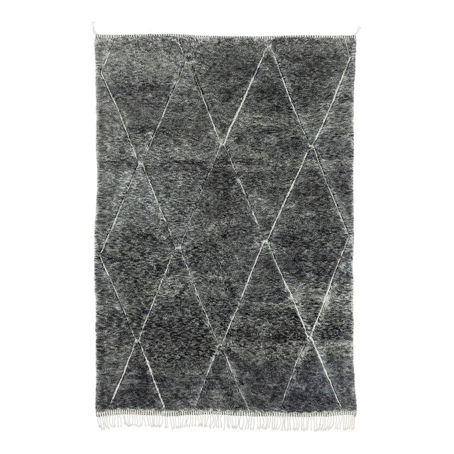 Hand-Knotted Wool Premium Rug by Azele Studio For Sale