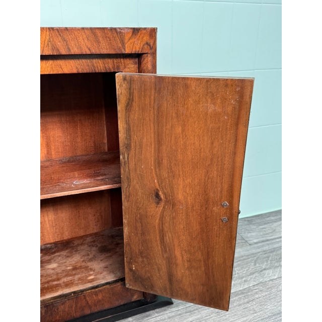 Antique Art Deco Wooden Nightstand, 1930s For Sale - Image 16 of 18