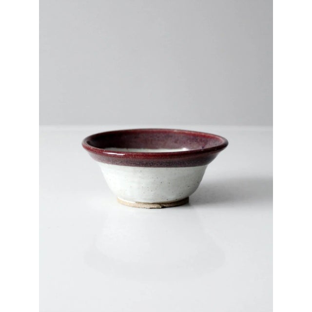 Contemporary Vintage Studio Pottery Bowl For Sale - Image 3 of 12