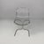 Italian modern chairs in steel, 1970s Set of six steel chairs. The seat and backrest are made of curved metal rods. The...