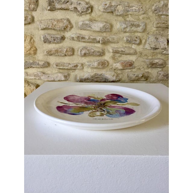 Decorative Plate by Zao Wou-Ki, 1986 For Sale - Image 12 of 12