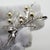 Vintage Italian Handmade Genuine Sterling Silver 925 Christmas Holly and Mistletoe Figurine, 1980s For Sale - Image 11 of 15
