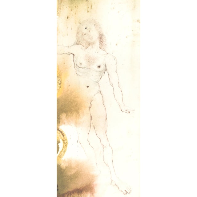 Abstract 1967 Salvador Dalí Biblia Sacra Lithograph "Peccatum Originis" (Original Sin) For Sale - Image 3 of 11