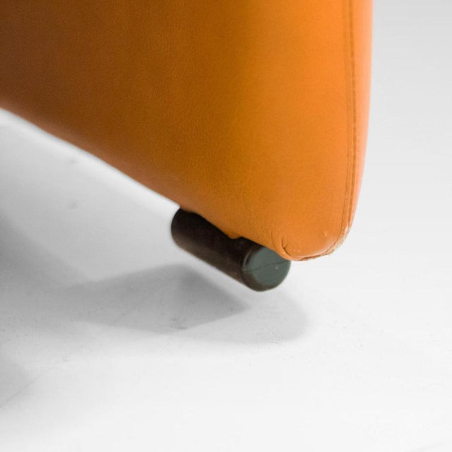 Vintage Coronado Brown Leather Chairs by Tobia Scarpa for C&B Italia, 1972, Set of 2 For Sale - Image 14 of 18