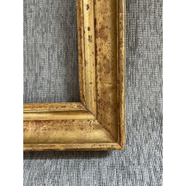 19th Century Golden Wooden Frame For Sale - Image 4 of 8