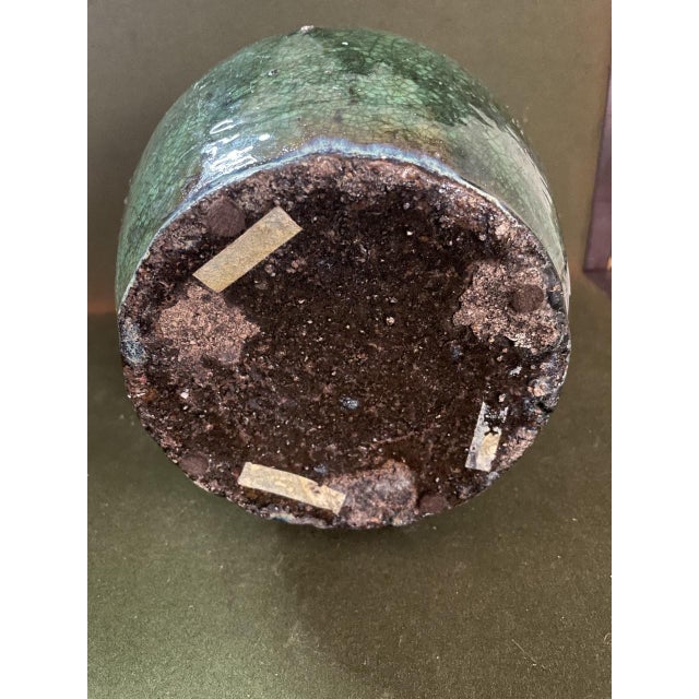 French 19th Century French Fiance Three Handled Pottery Jug For Sale - Image 3 of 9